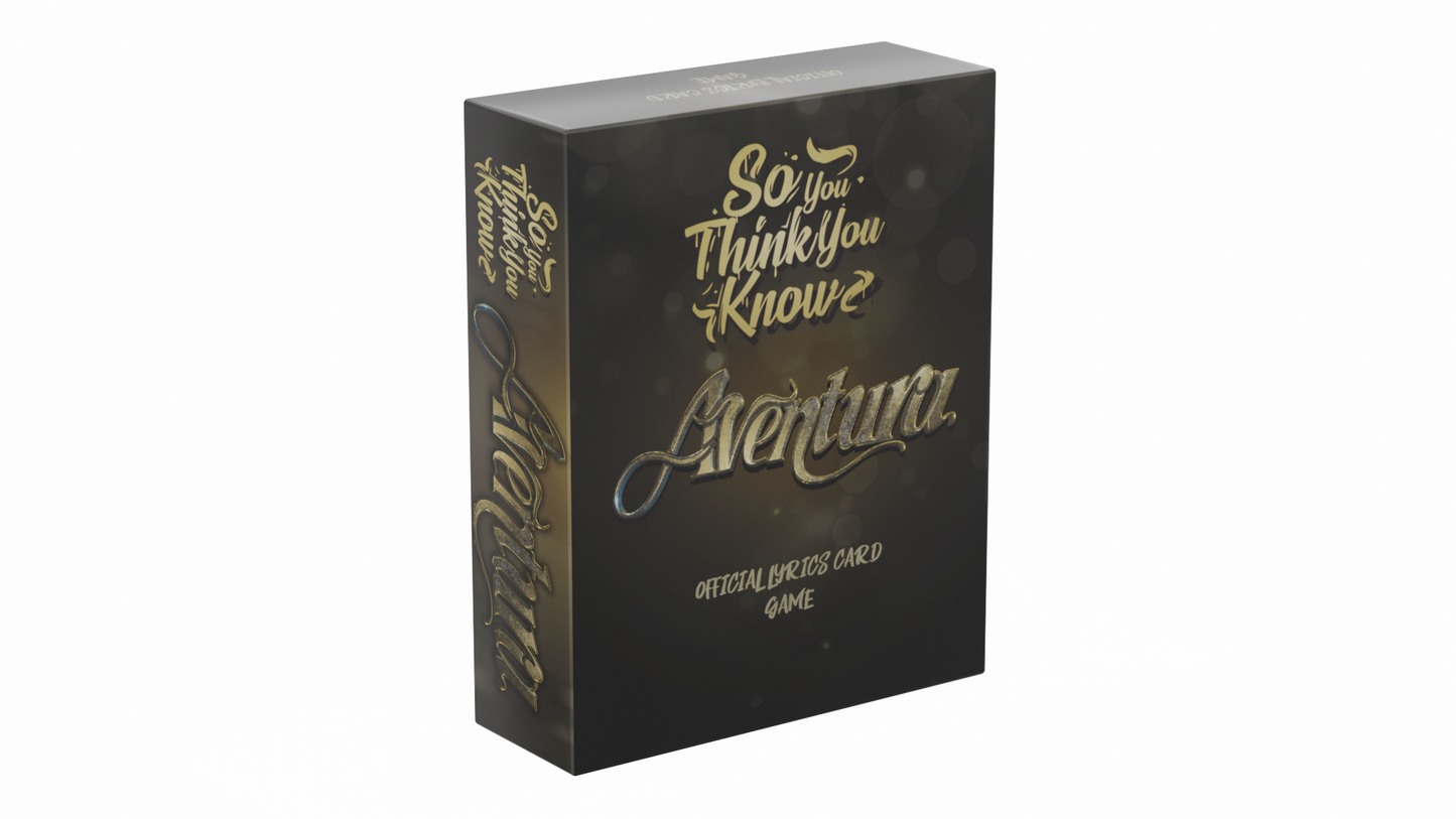 So You Think You Know - Aventura Music Lyric Based Trivia Game